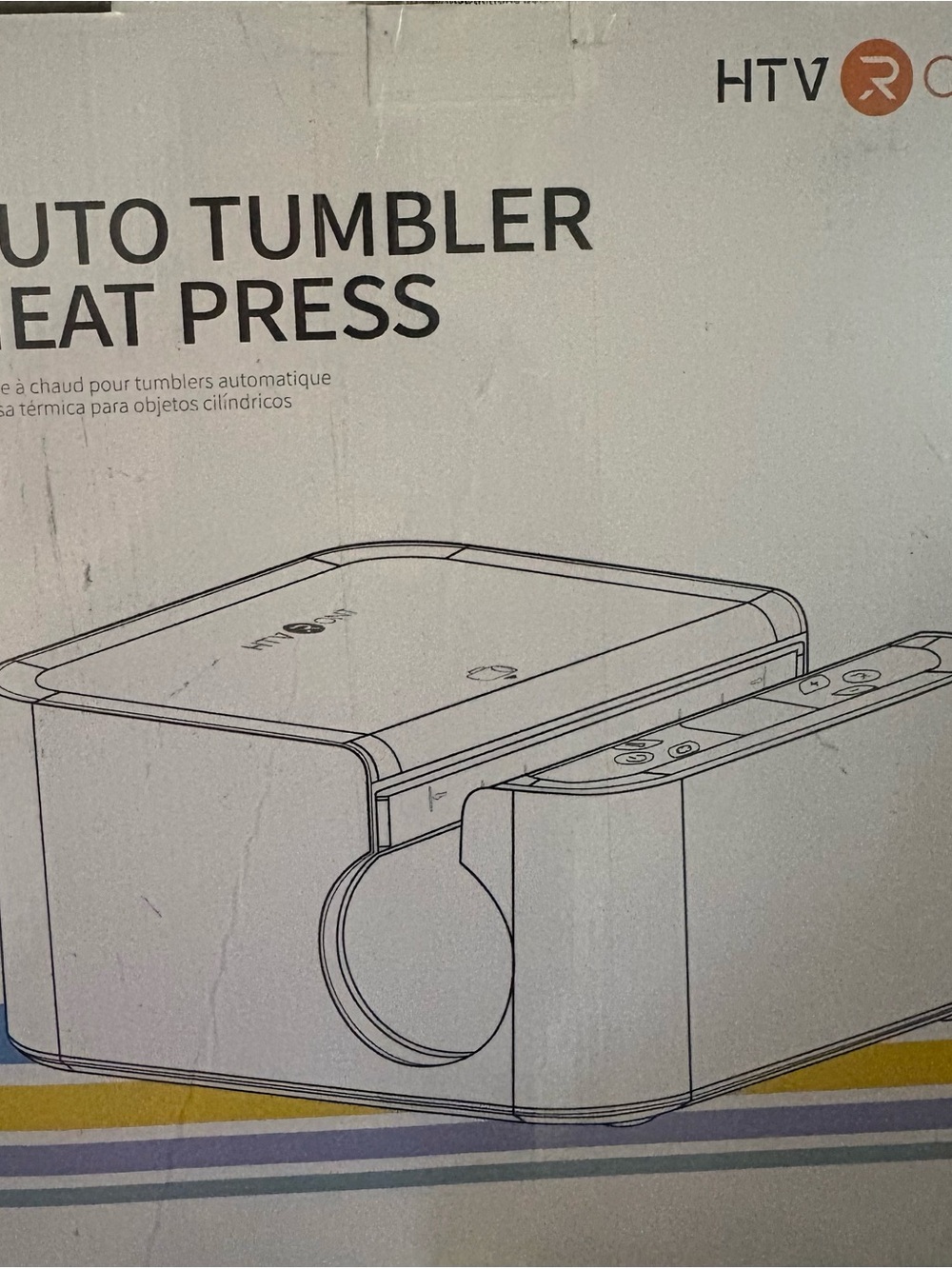 HTVRONT Auto Tumbler Heat Press in White